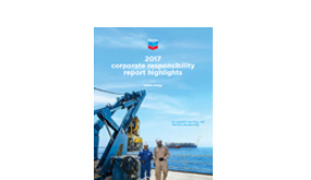 2017 Chevron Corporate Responsibility Report Cover