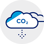 Carbon capture icon