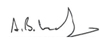 Andy Walz's signature