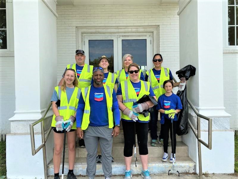 In 2023, employees at Chevron’s Oronite plant  in Belle Chasse, Louisiana, logged a combined 885 volunteer hours