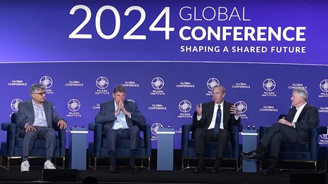 Mike Wirth, Chevron Chairman and CEO, took part in the Milken Global Conference with U.S. Senator Joe Manchin. Also participating was Jigar Shah, director of the Loan Programs Office at the U.S. Department of Energy.