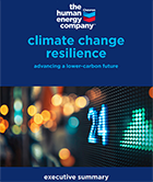 Executive summary of 2021 Climate Resilience Report Cover