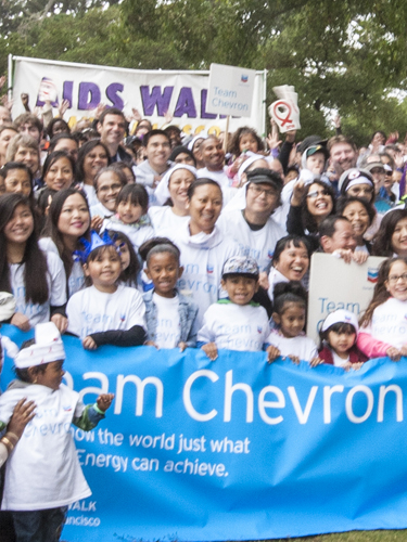 chevron and HIV/AIDS: a legacy of resilience; AIDS Walk