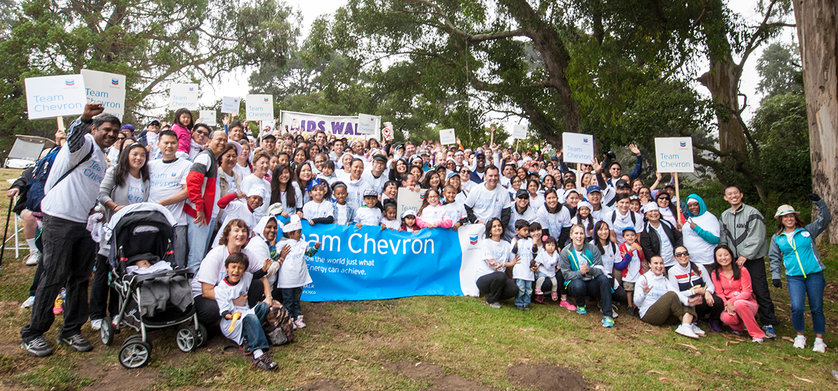 chevron and HIV/AIDS: a legacy of resilience: AIDS Walk