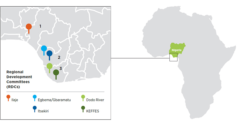 niger delta map