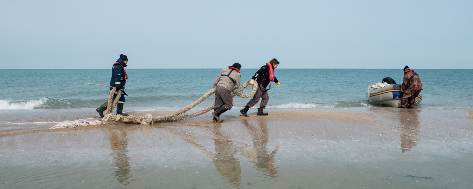 Marine debris removal in caspian sea