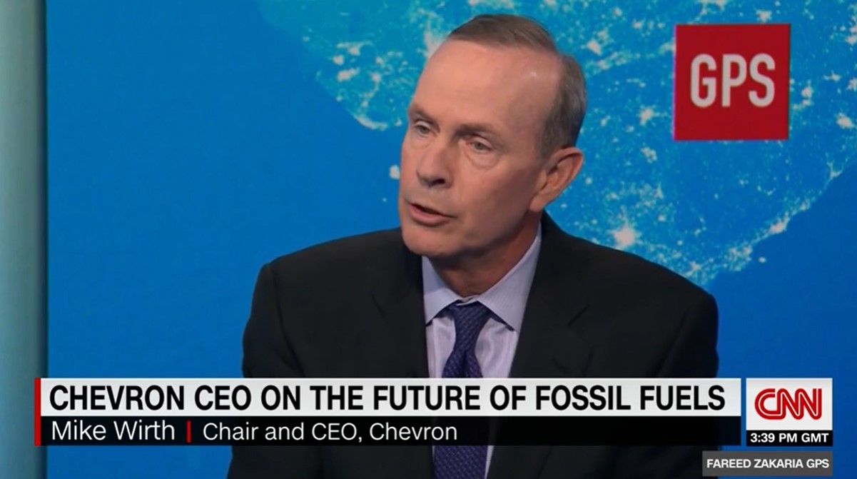 Chevron SEO speaks on the future of fossil fuels on CNN