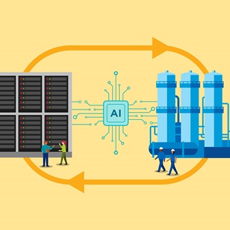 Illustration of AI powered systems